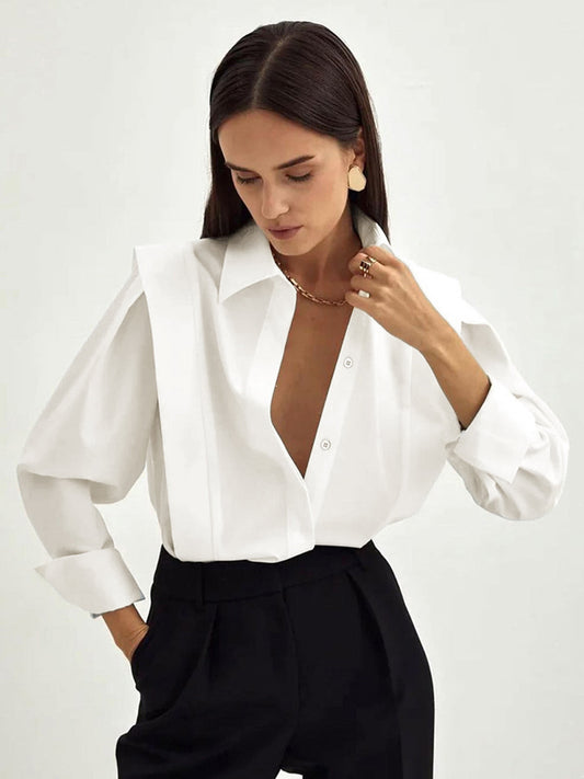 Chemise oversize boutonnée