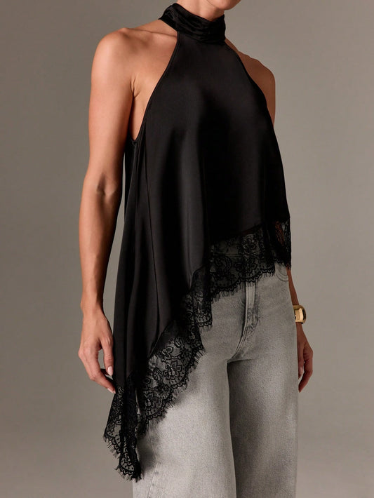 Blouse sans manches avec dos nu Style Estival