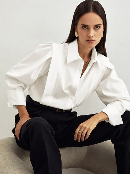 Chemise oversize boutonnée