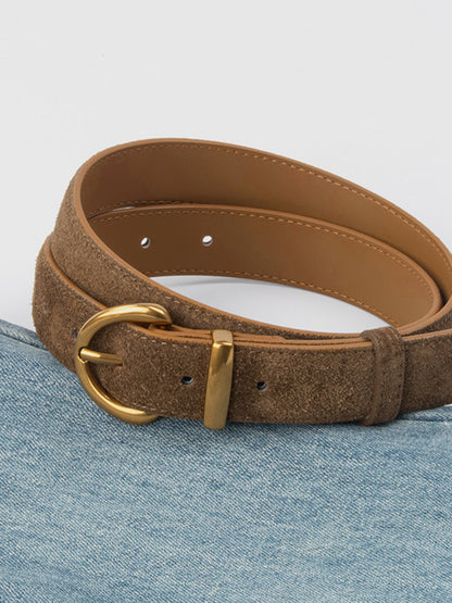 Boucle en Glace Ceinture en Cuir
