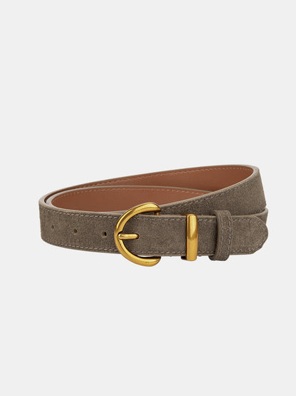 Boucle en Glace Ceinture en Cuir