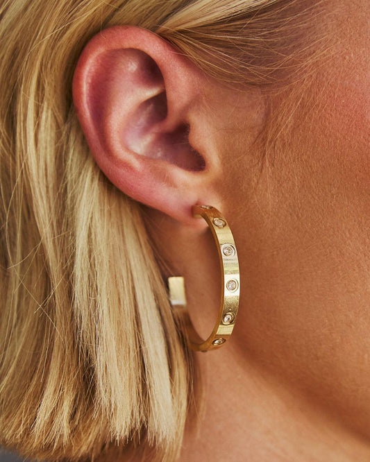 Boucles d'oreilles en strass Endless Love