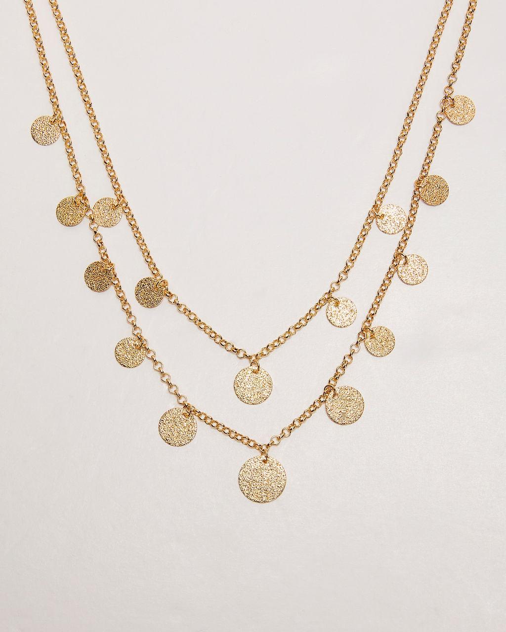 Collier superposition gitan brillant