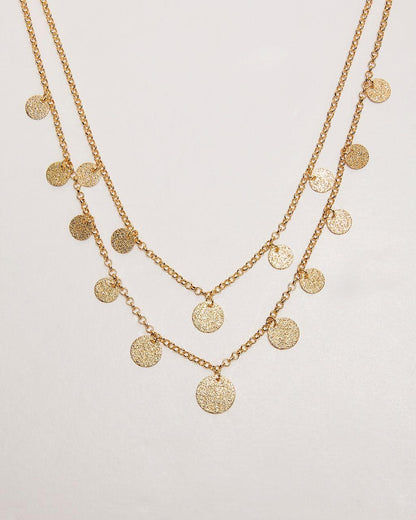 Collier superposition gitan brillant
