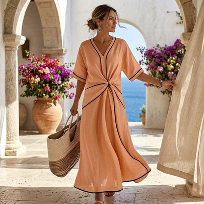 Robe élégante printanière