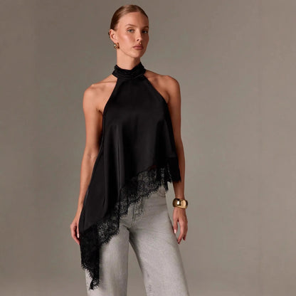 Blouse sans manches avec dos nu Style Estival
