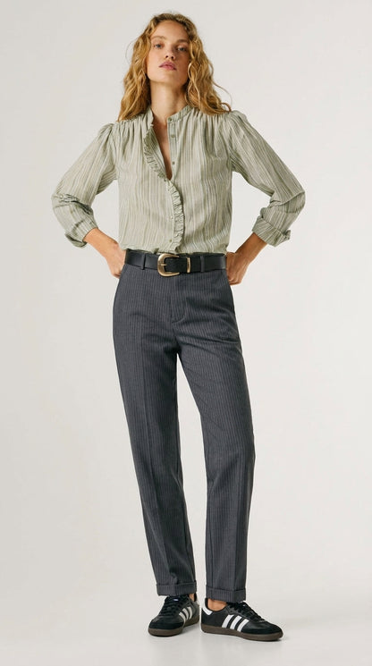 Pantalon formel à rayures