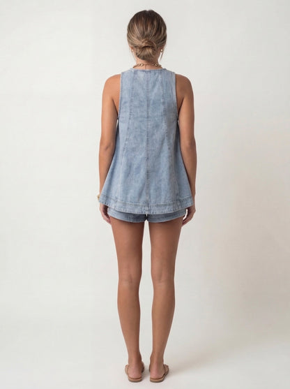 Ensemble en jean deux pièces