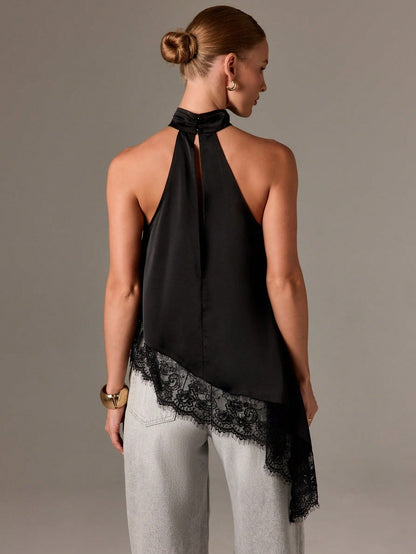 Blouse sans manches avec dos nu Style Estival