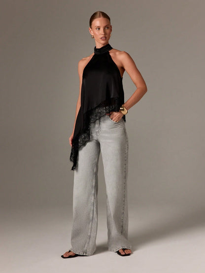 Blouse sans manches avec dos nu Style Estival