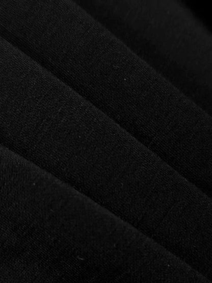 Robe à col rond et manches longues